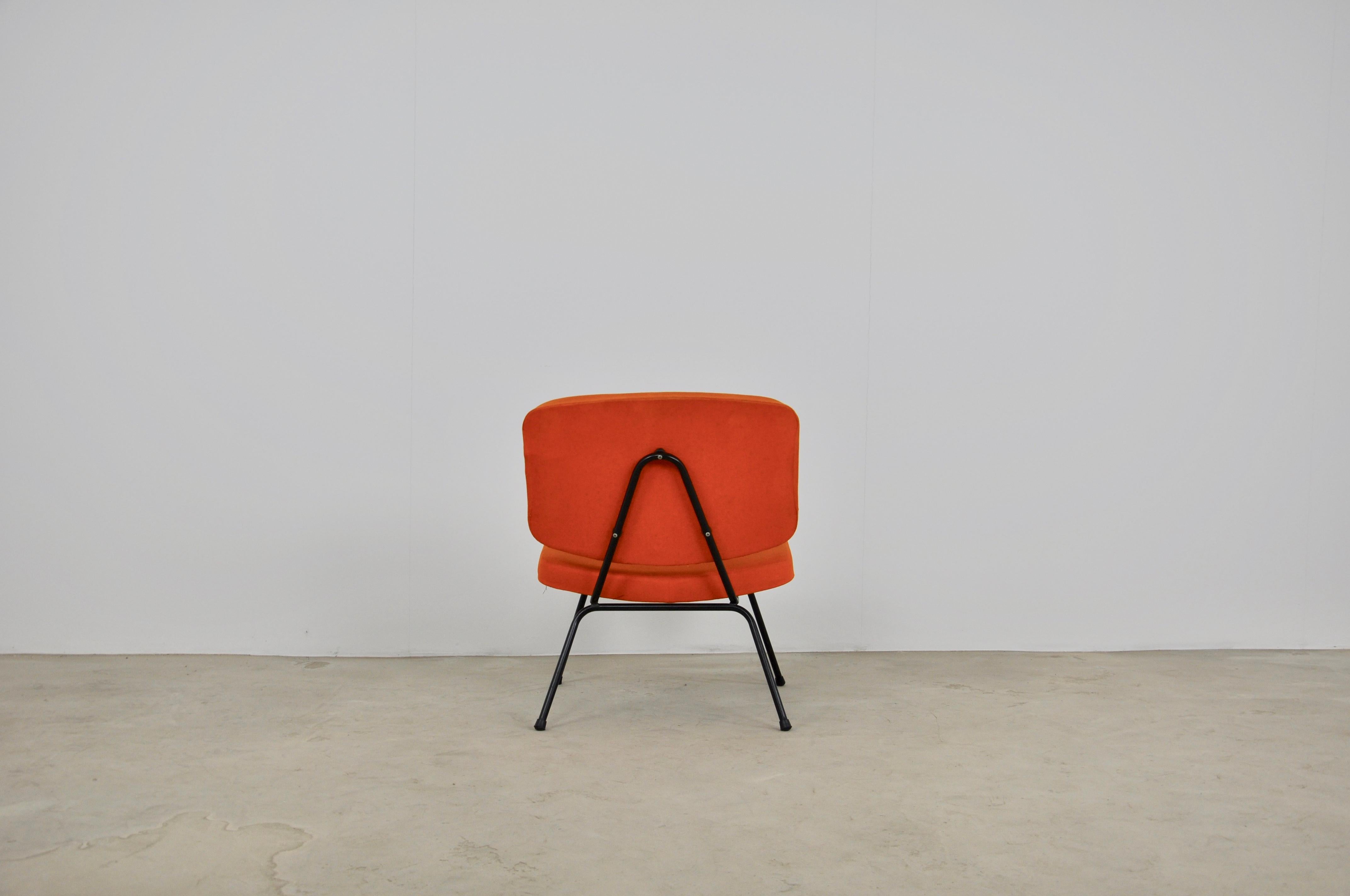 Milieu du XXe siècle Chaise basse CM 190 de Pierre Paulin pour Thonet:: années 1950
