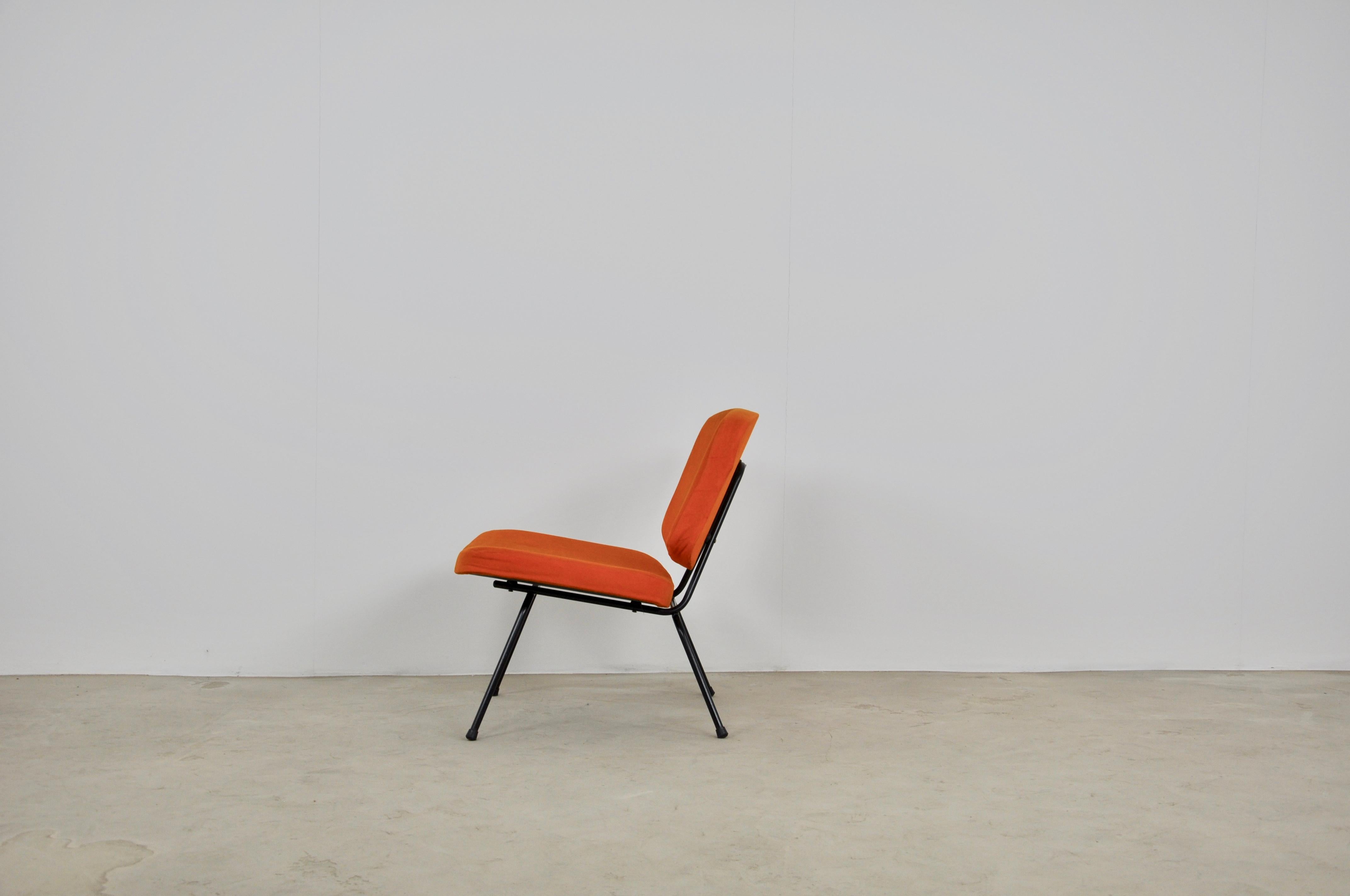 CM 190 Low Chair by Pierre Paulin for Thonet, 1950s In Good Condition In Lasne, BE