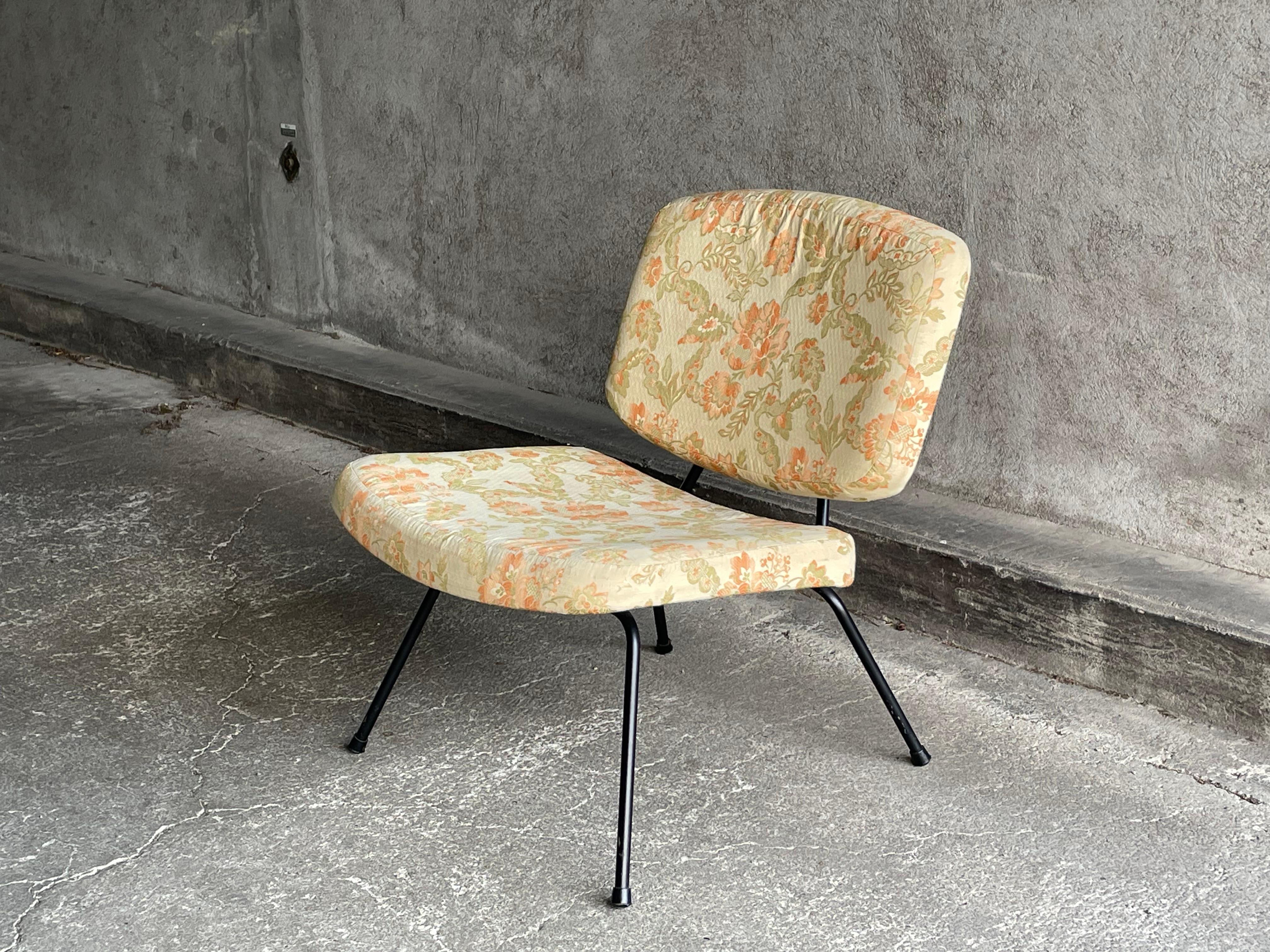 CM 190, Modell-Kaminstuhl von Pierre Paulin für Thonet, 1959 (Stoff) im Angebot
