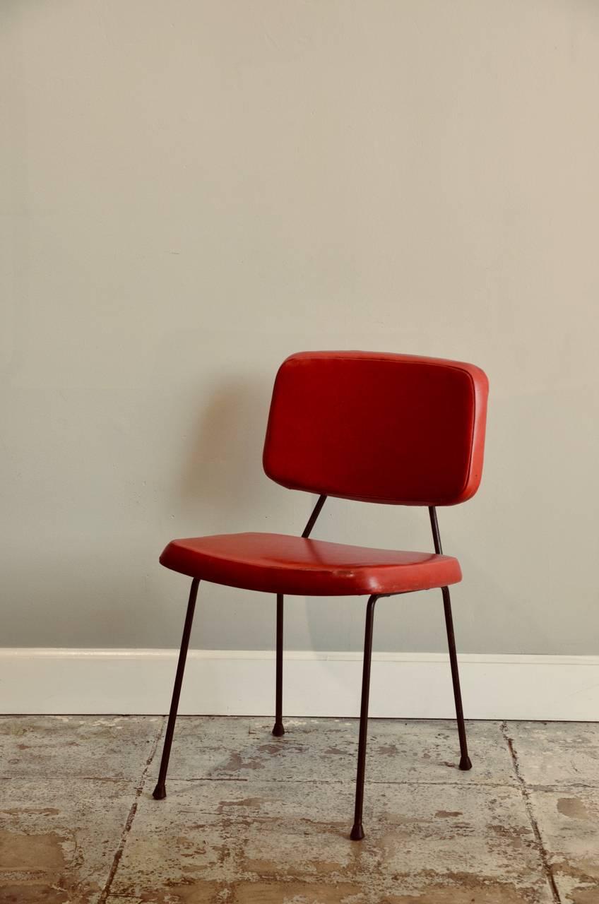 All original CM 196 side chair by Pierre Paulin. Measure: Seat height is 18