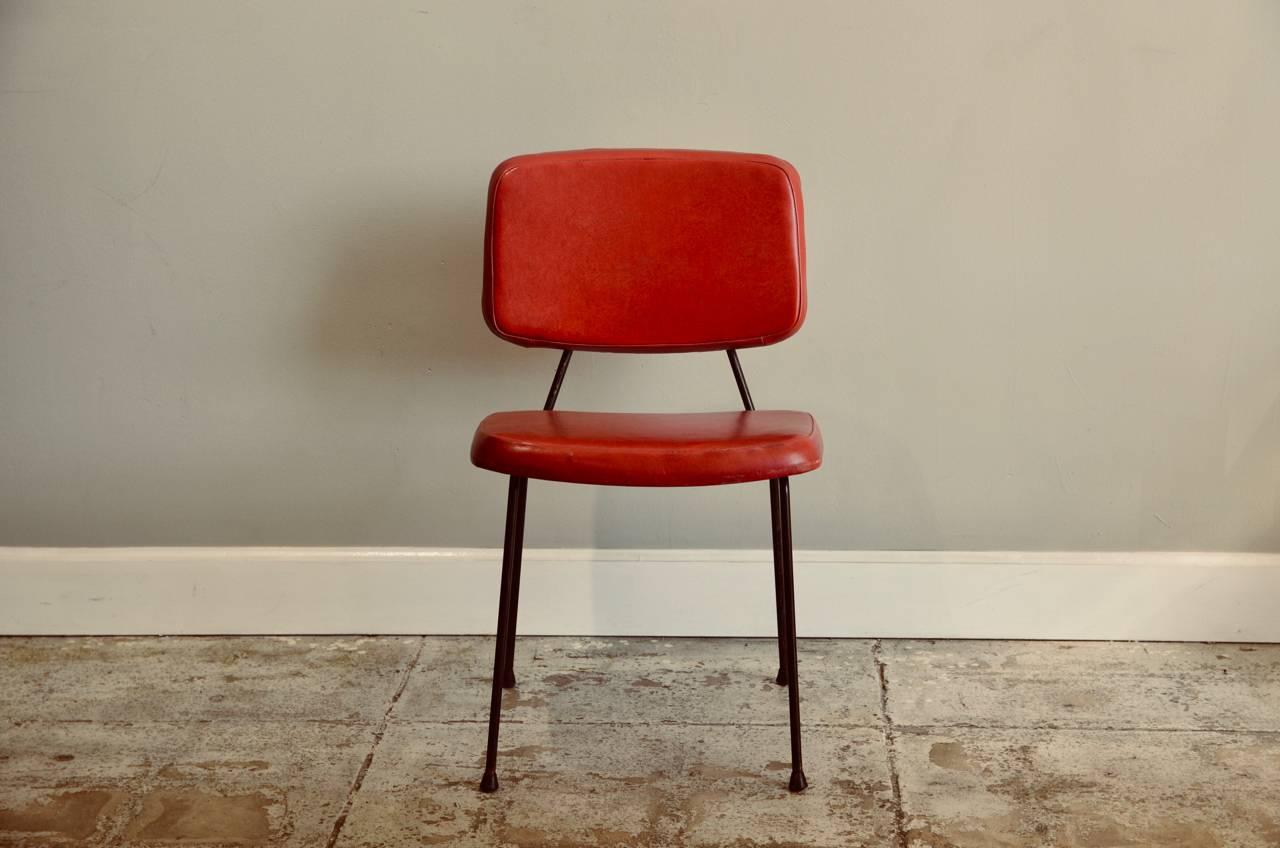 Painted CM 196 Side Chair by Pierre Paulin For Sale
