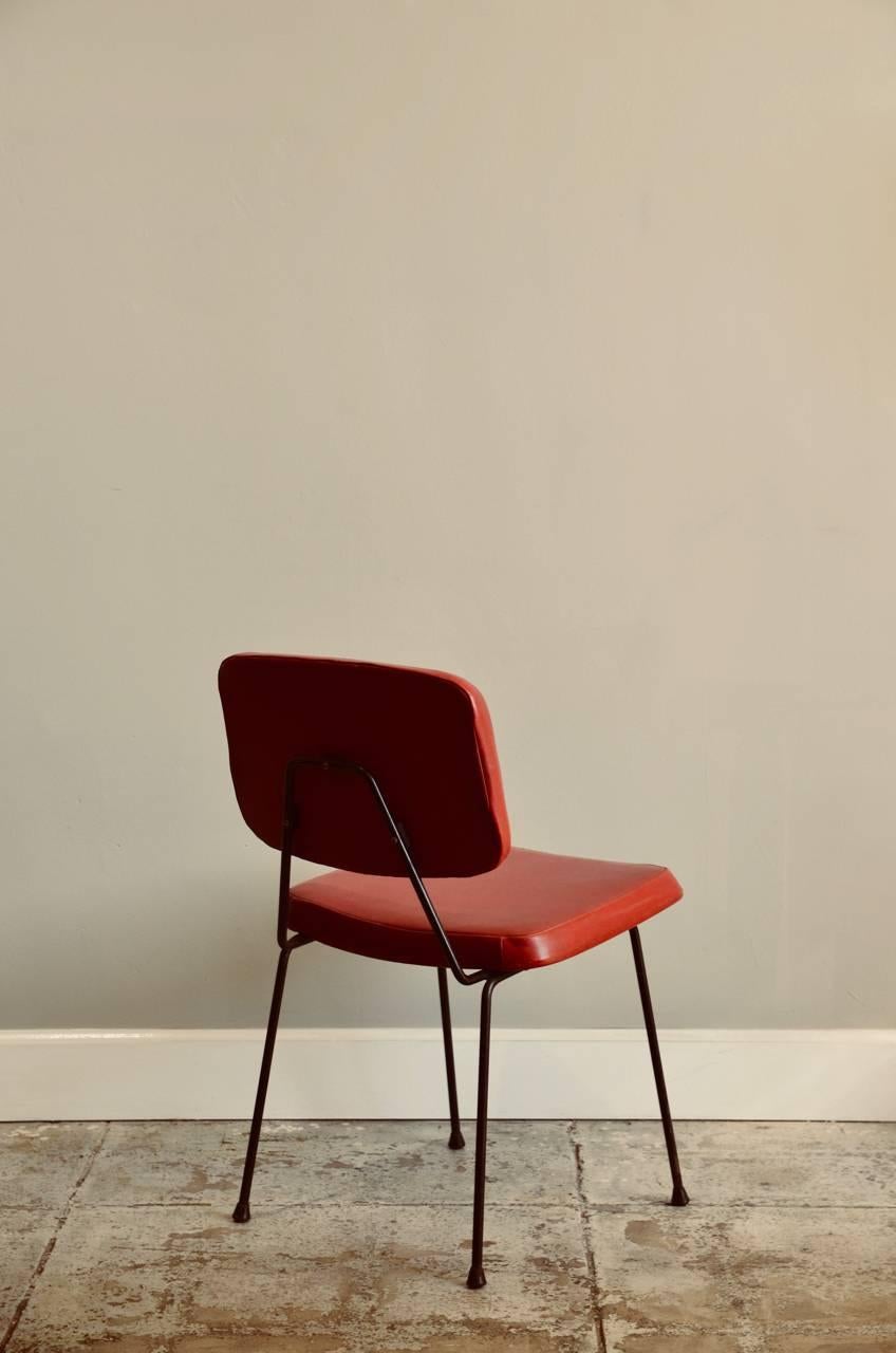 CM 196 Side Chair by Pierre Paulin In Good Condition For Sale In Los Angeles, CA