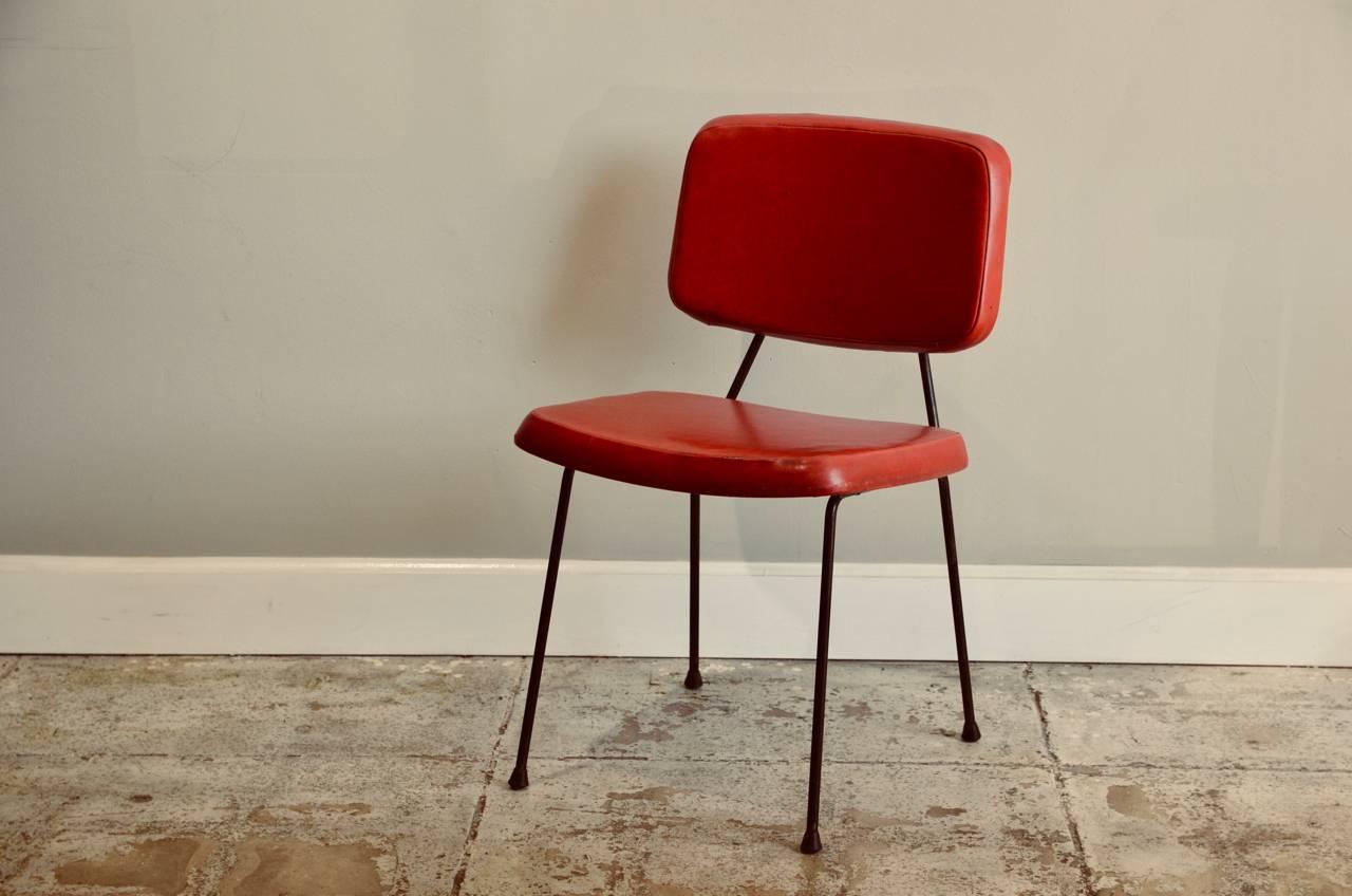 Mid-20th Century CM 196 Side Chair by Pierre Paulin For Sale
