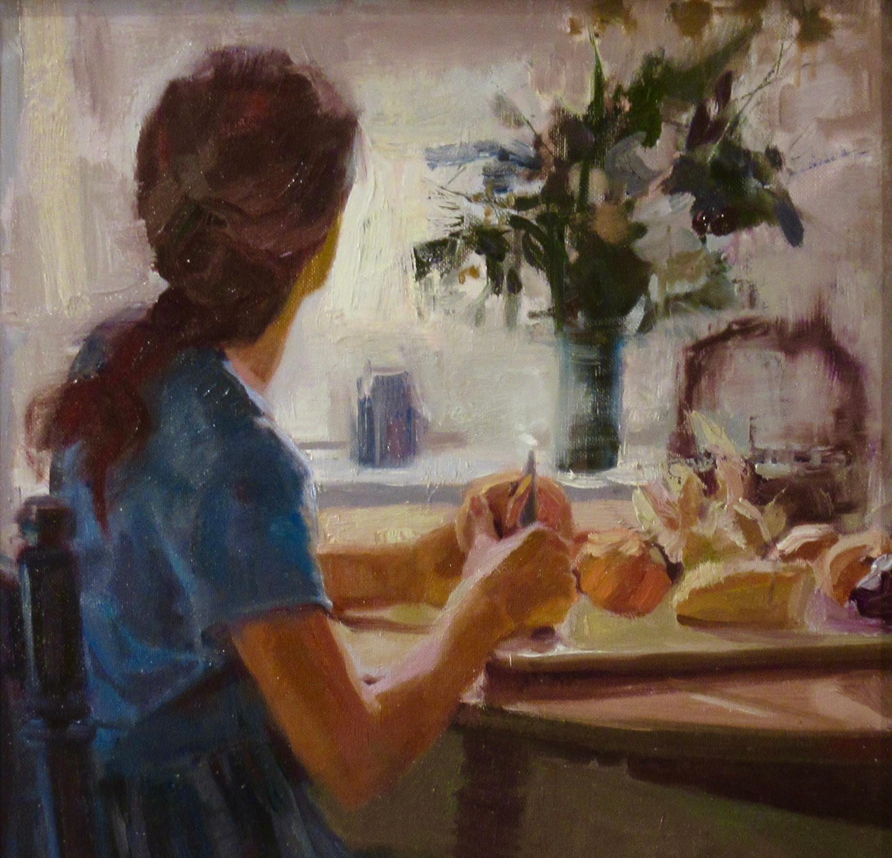 Riflessioni pomeridiane - Painting Impressionismo americano di C.M. Cooper