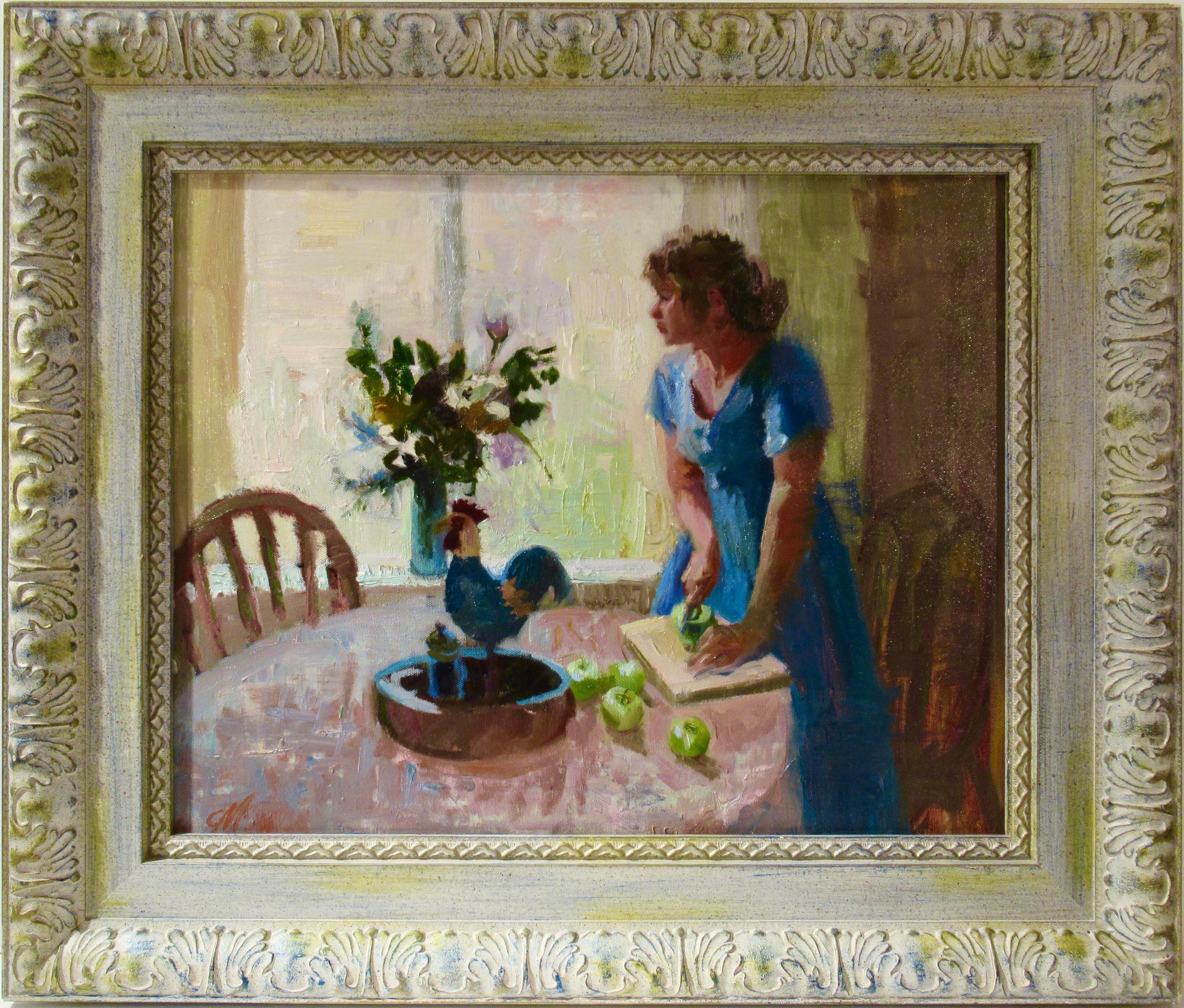 C.M. Cooper Figurative Painting - Waiting