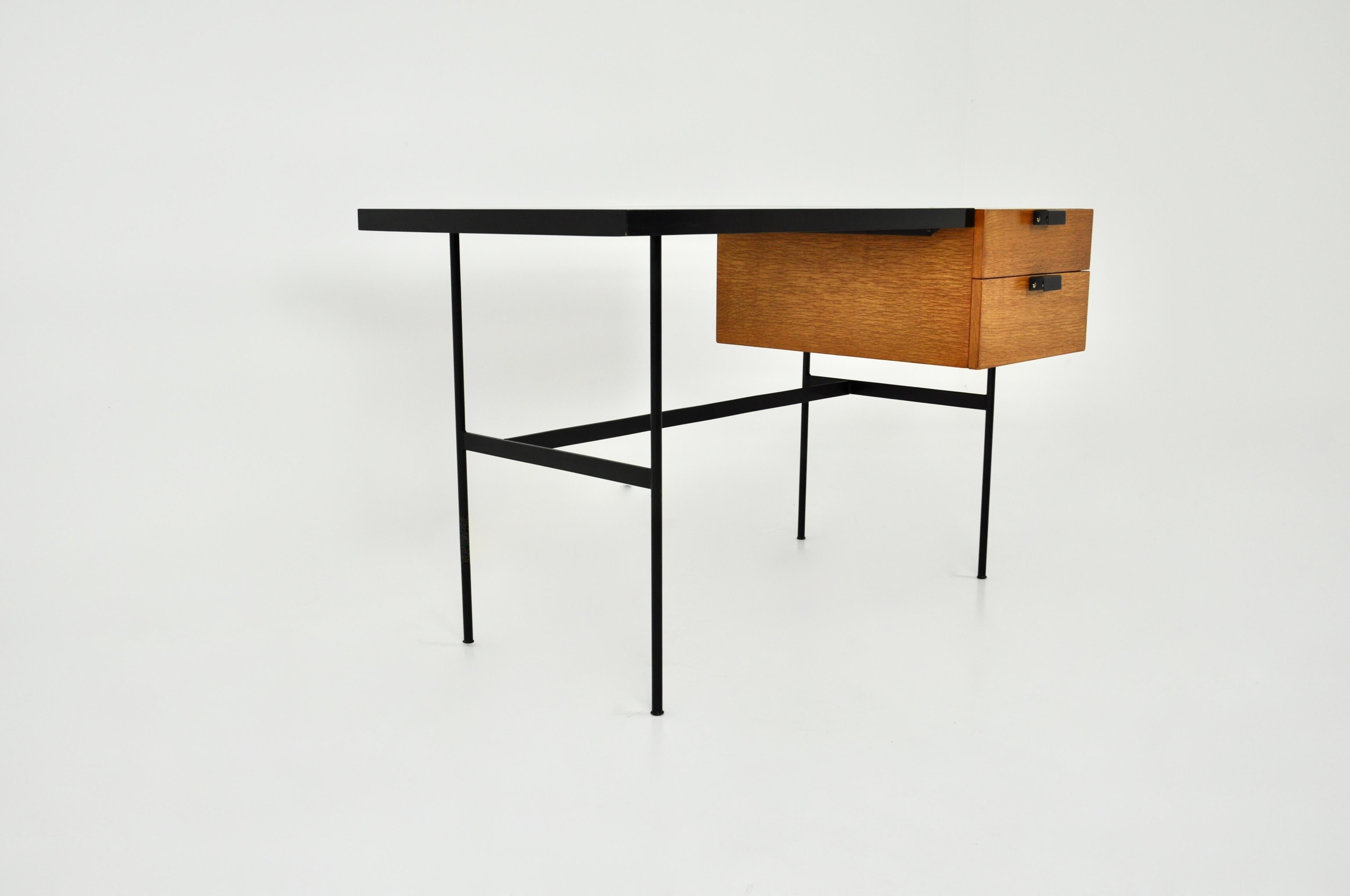Metal Cm141 Desk by Pierre Paulin for Thonet, 1954