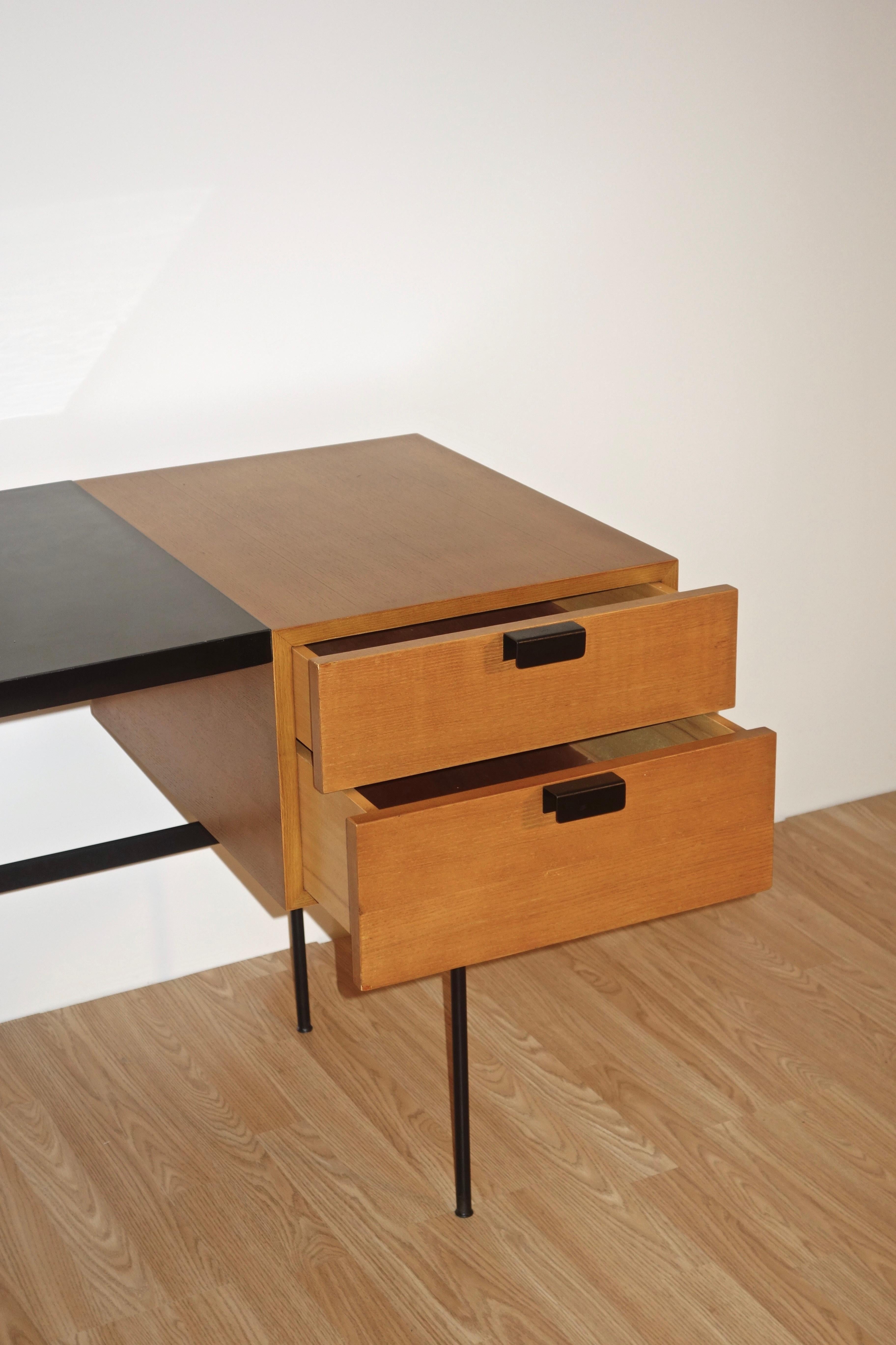 Mid-Century Modern CM141 Desk by Pierre Paulin for Thonet 1st Edition 1954