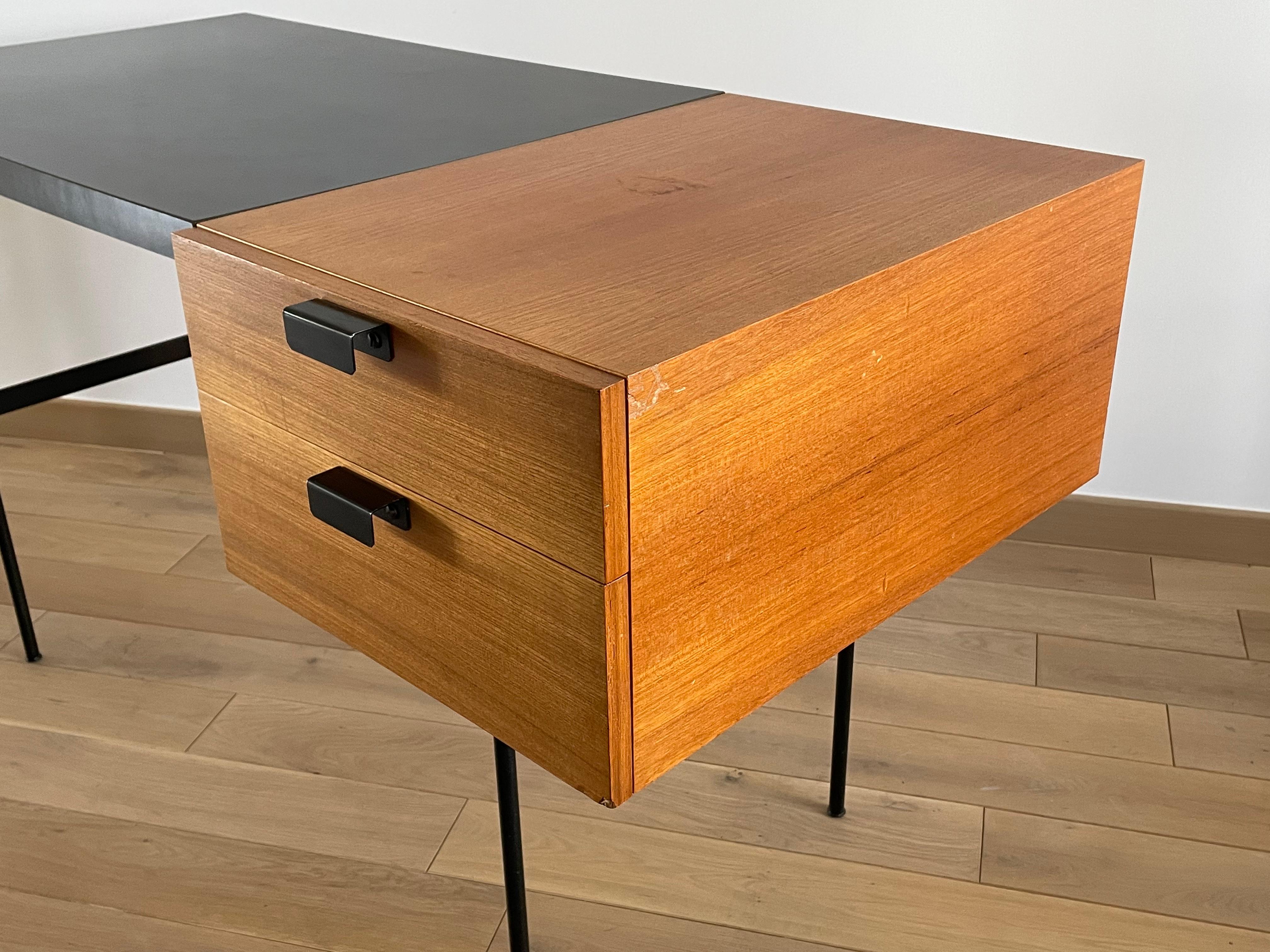 Bureau CM141 de Pierre Paulin pour Thonet, France, années 1960 en vente 9