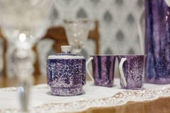 Ćmielów, Porcelain Coffee Set from the Period of the Polish People’s Republic
