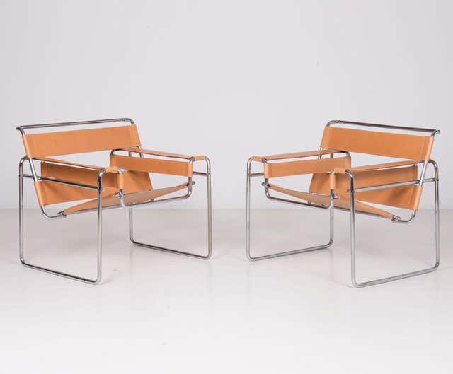 B3 Chair Marcel Breuer Early Canvas Model B3