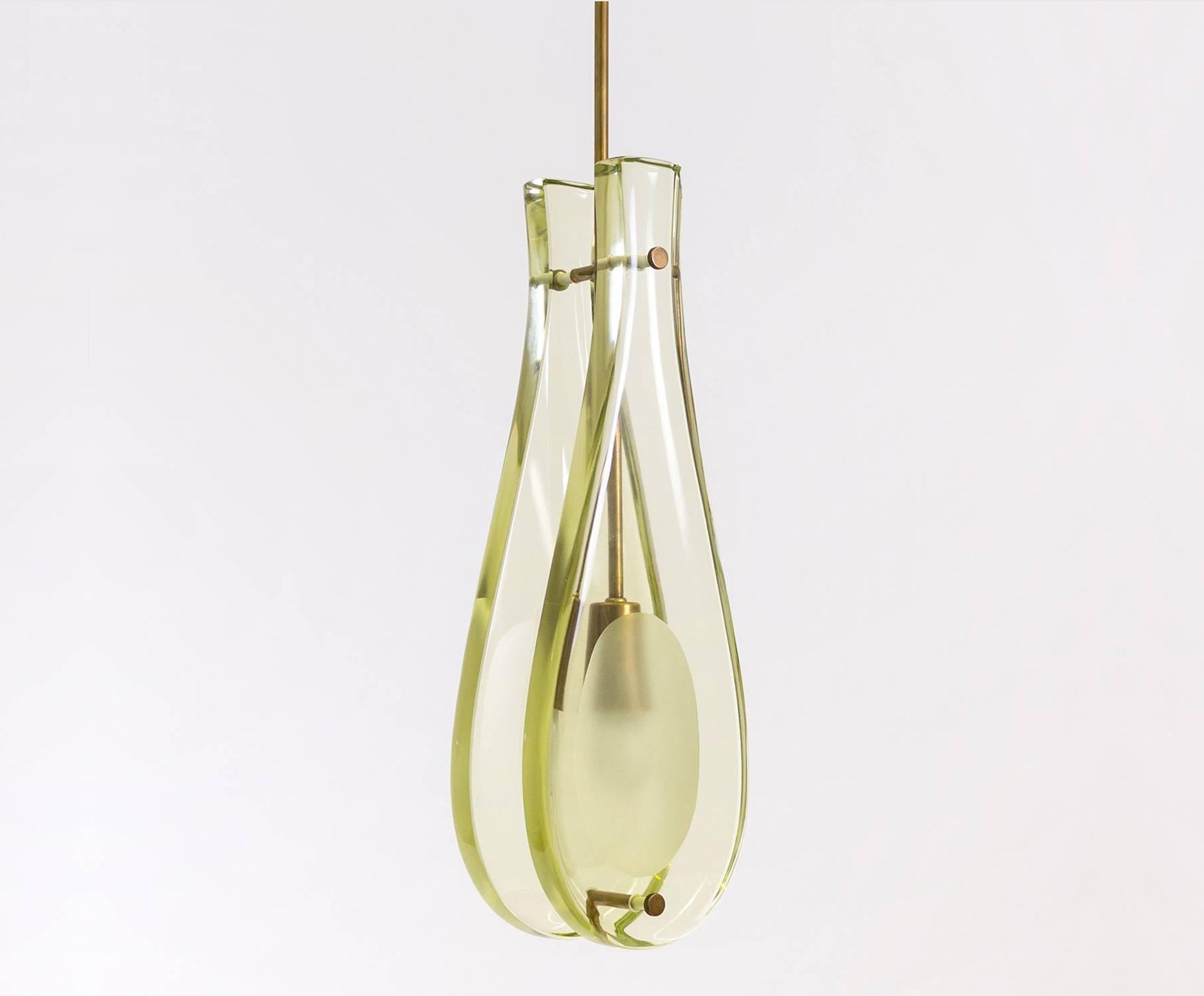 Glass Drop Pendant Model 2259