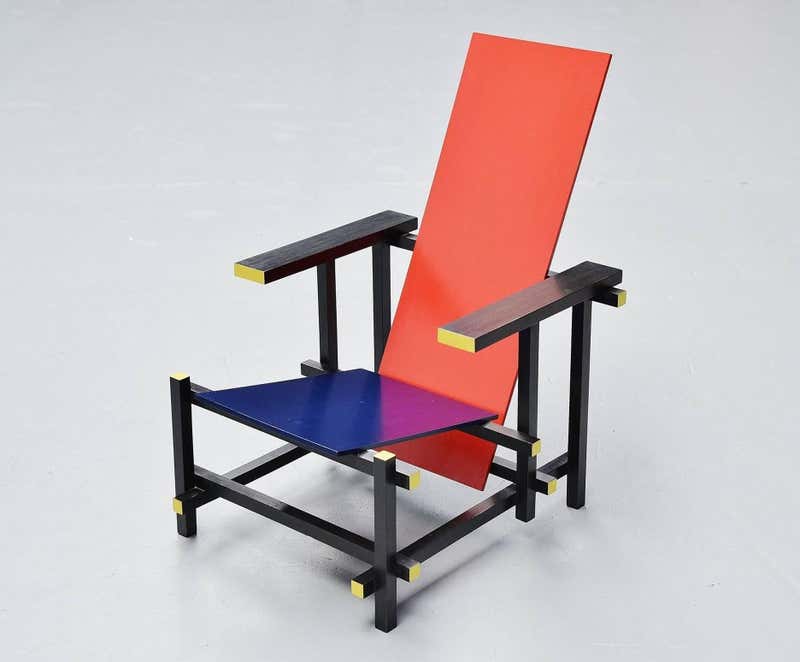 Chaise Rouge Et Bleue Gerrit Rietveld 1stDibs chaise-rouge-et-bleue-gerrit-rietveld-1stdibs