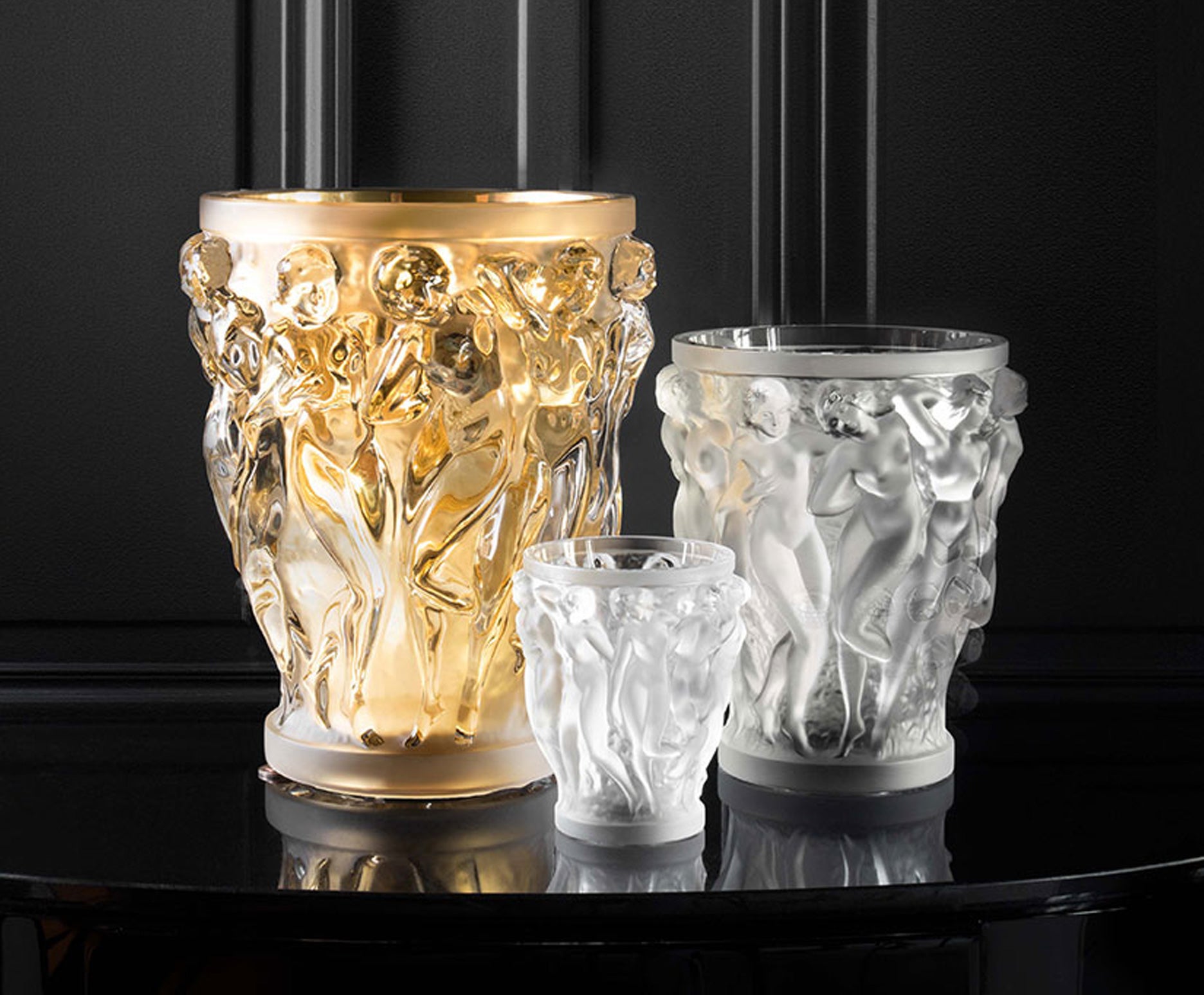 René Lalique Bacchantes Vase | 1stDibs