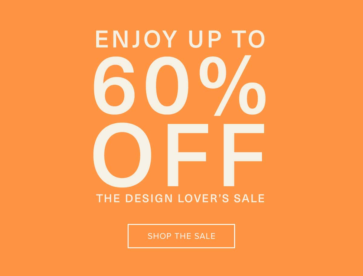 The Design Lover's Sale