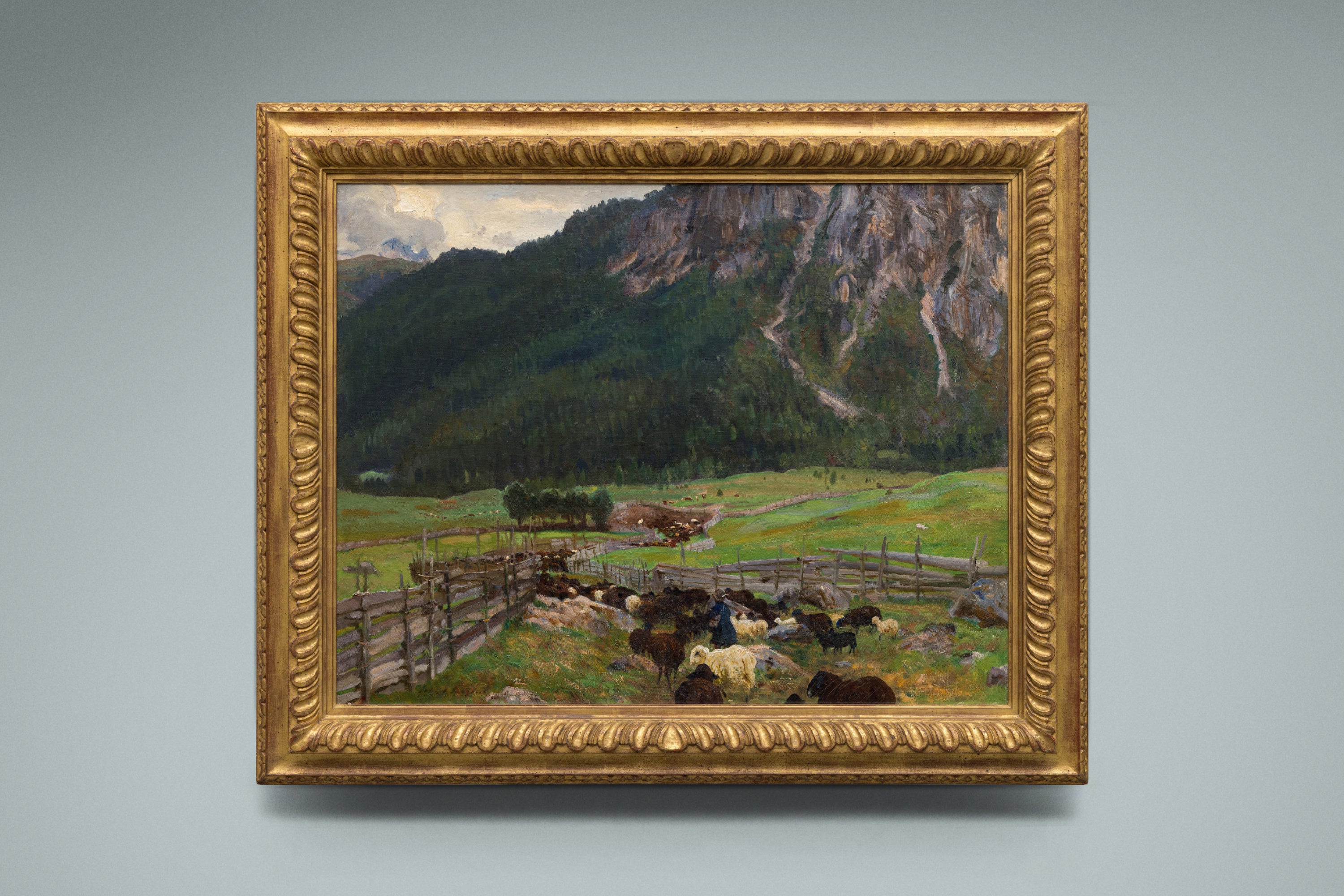 A Mountain Sheepfold in the Tyrol by John Singer Sargent