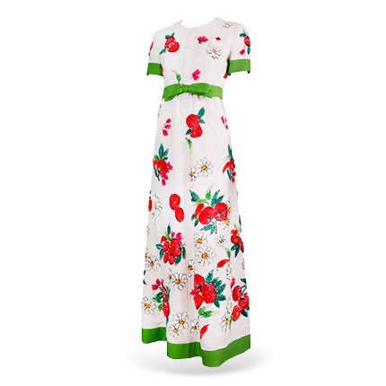 Nina Ricci Couture Summer Evening Gown, 1960s