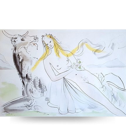 Salvador Dalí­, <i>Le Viol d'Europe</i>, 1971