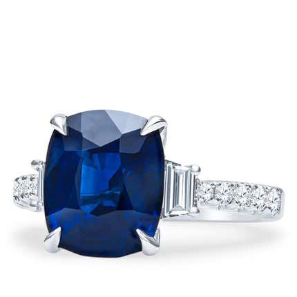 5.11 Ct Blue Sapphire Ring, 2019