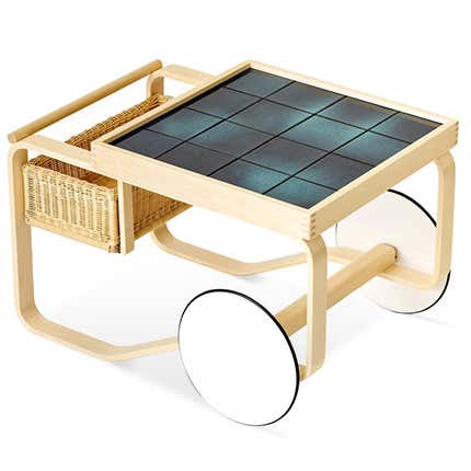 Artek and Heath Ceramics Tea Trolley, 2019