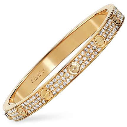 Cartier Gold & Diamond Love Bracelet, 21st Century