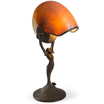Tiffany Studios Nautilus Desk Lamp, ca. 1900