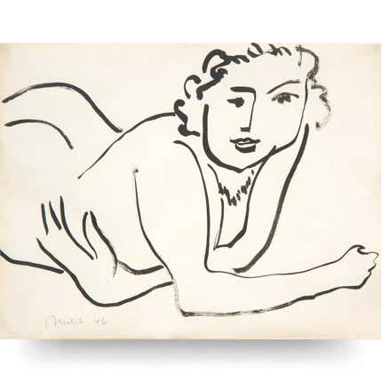 Henri Matisse, <i>Nu couché accoudé</i>, 1946