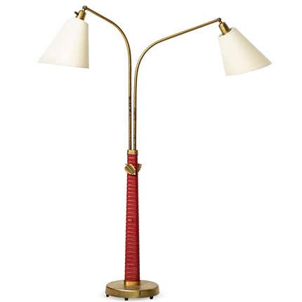 Hans Bergström Floor Lamp, 1940s