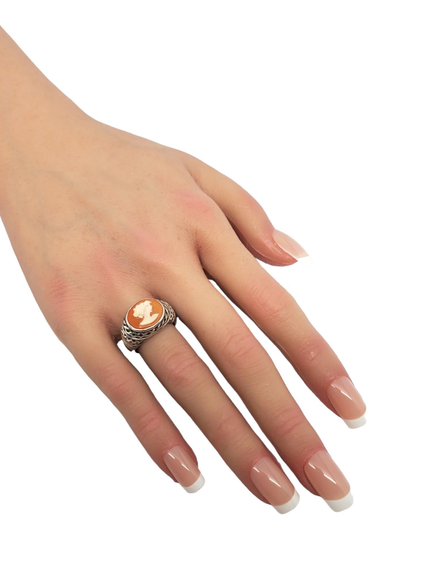 CNA Anello cammeo in argento sterling misura 7 #17547 in vendita 2