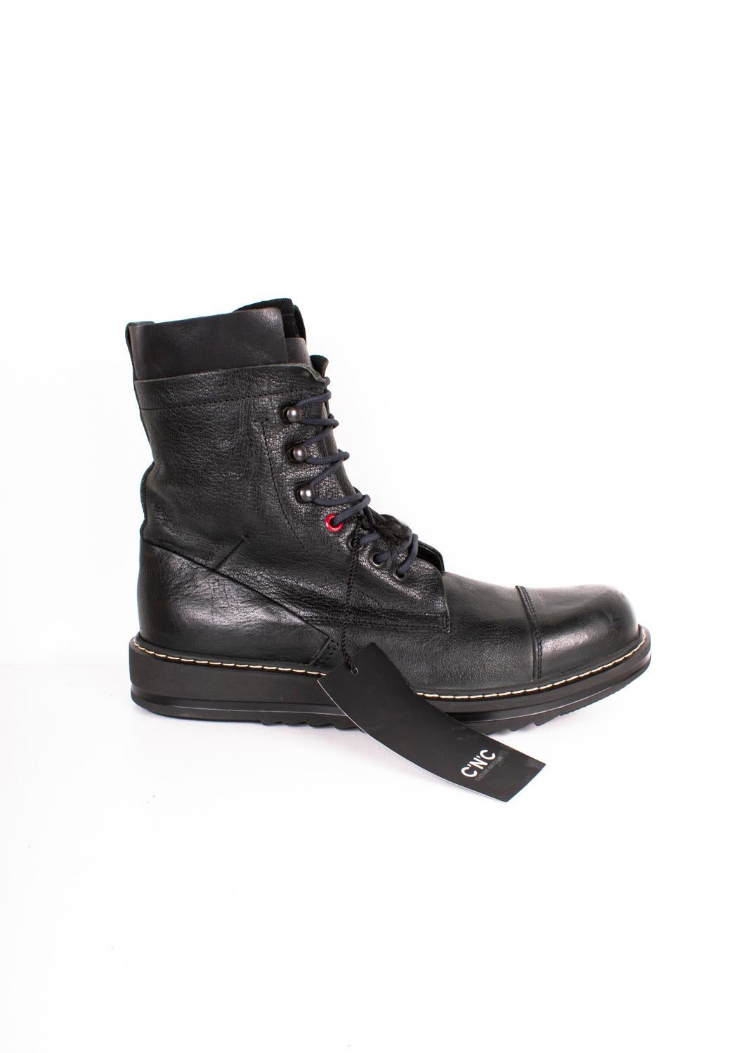 Noir CNC Costume National Bottes Hommes Chaussures Taille EUR43, UK8, USA9 en vente