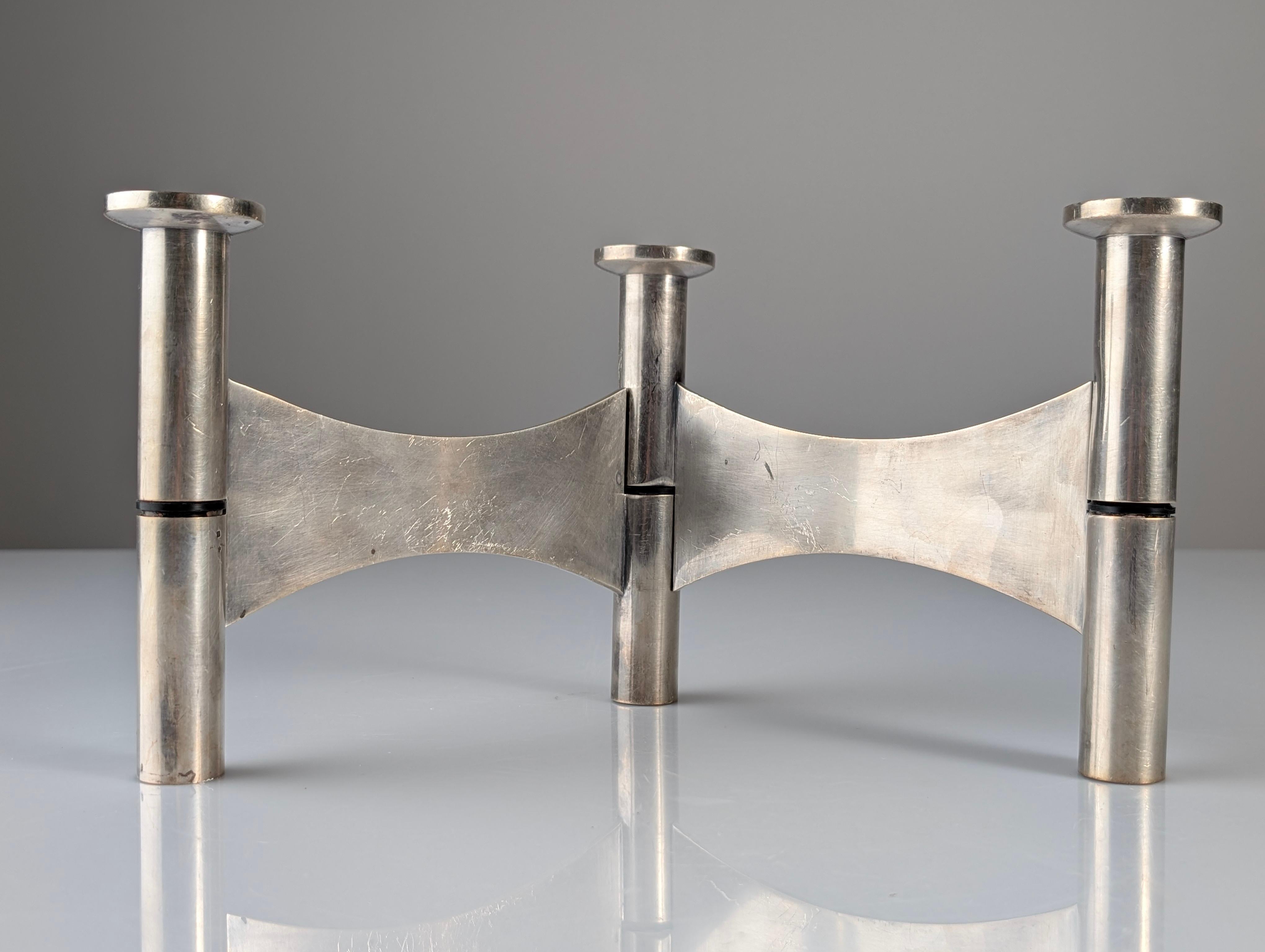 Premio CNGT 1978 per il tennis: Tallon Ravinet d'Enfert, candeliere in argento placcato in vendita 3