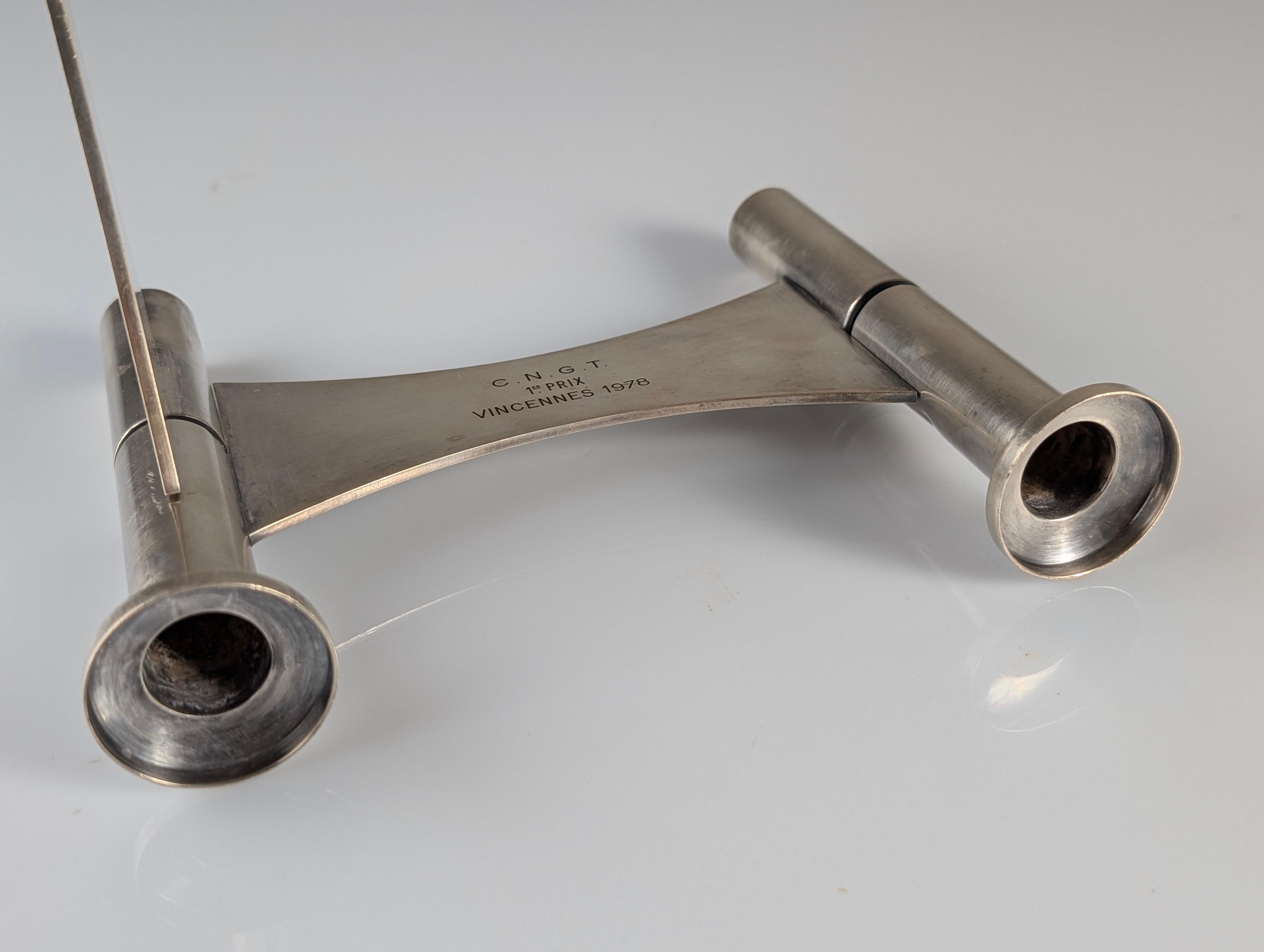 Francese Premio CNGT 1978 per il tennis: Tallon Ravinet d'Enfert, candeliere in argento placcato in vendita