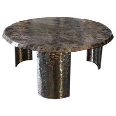 CNS Smoky Rock Crystal Cocktail Table by Phoenix