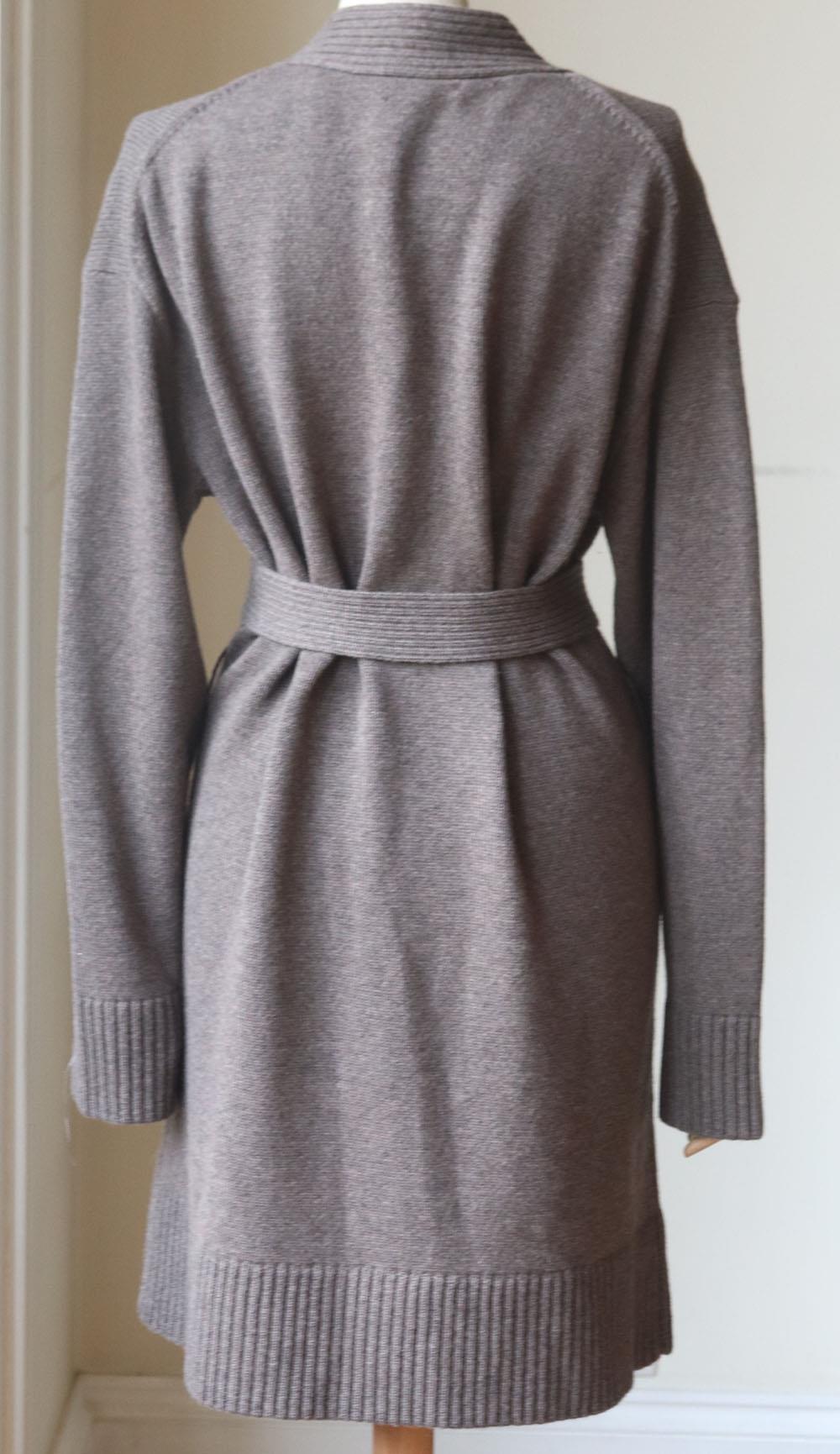 cashmere belted cardigan