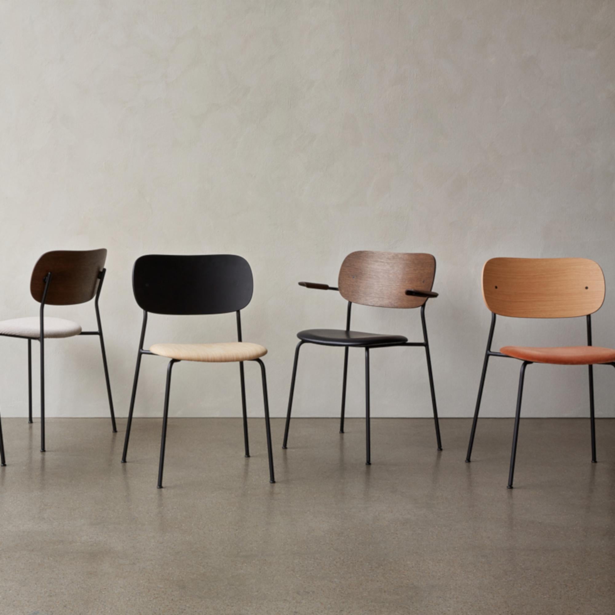 Together, mutually, in common: the words that define the prefix ‘co-’ are at the heart of our new Co Chair design. Conceived in collaboration with The Office Group and Norm Architects, the multi-functional chair adapts to a wide range of needs and