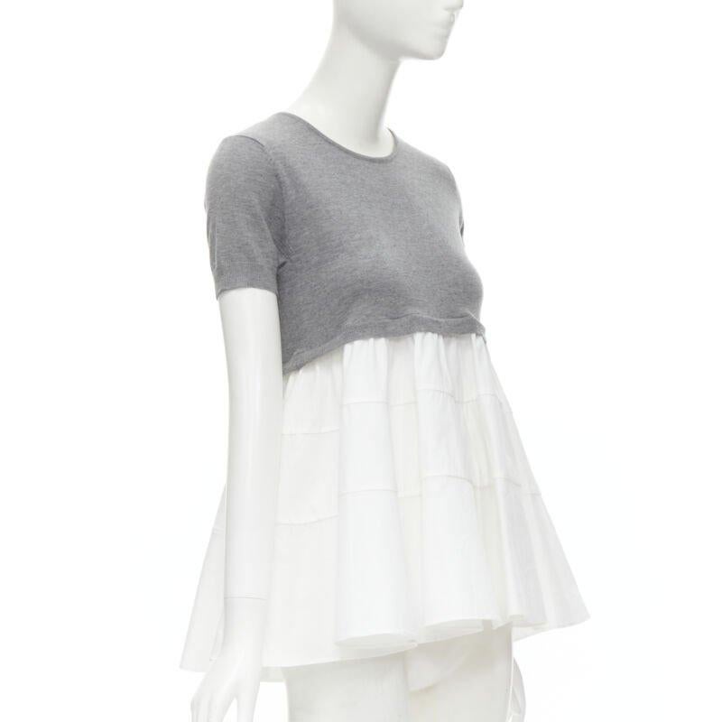 CO. COLLECTION 100% cachemire pull cropped gris top superposé évasé blanc XS
Référence : LNKO/A01877
Marque : Collection'S
Matière : Cachemire, coton
Couleur : Gris, Whiting
Motif : Solide
Fabriqué en : Chine

CONDITION :
Condition : Excellent, cet