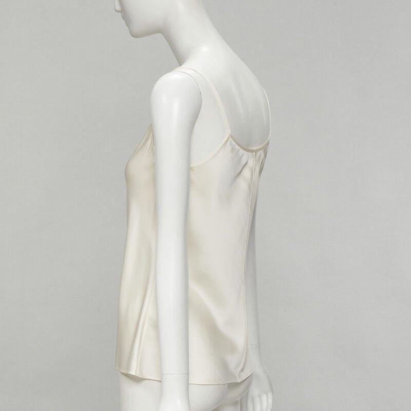CO COLLECTION canotta beige in lana rayon XS in vendita 1