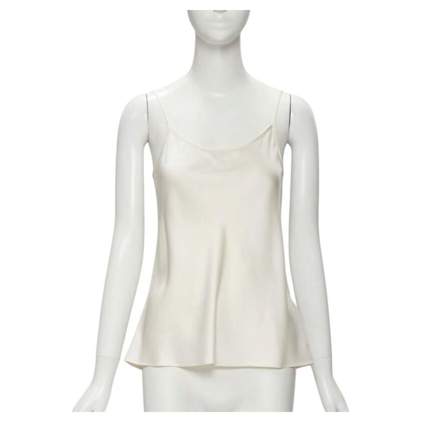 CO COLLECTION beige rayon wool camisole tank top XS For Sale