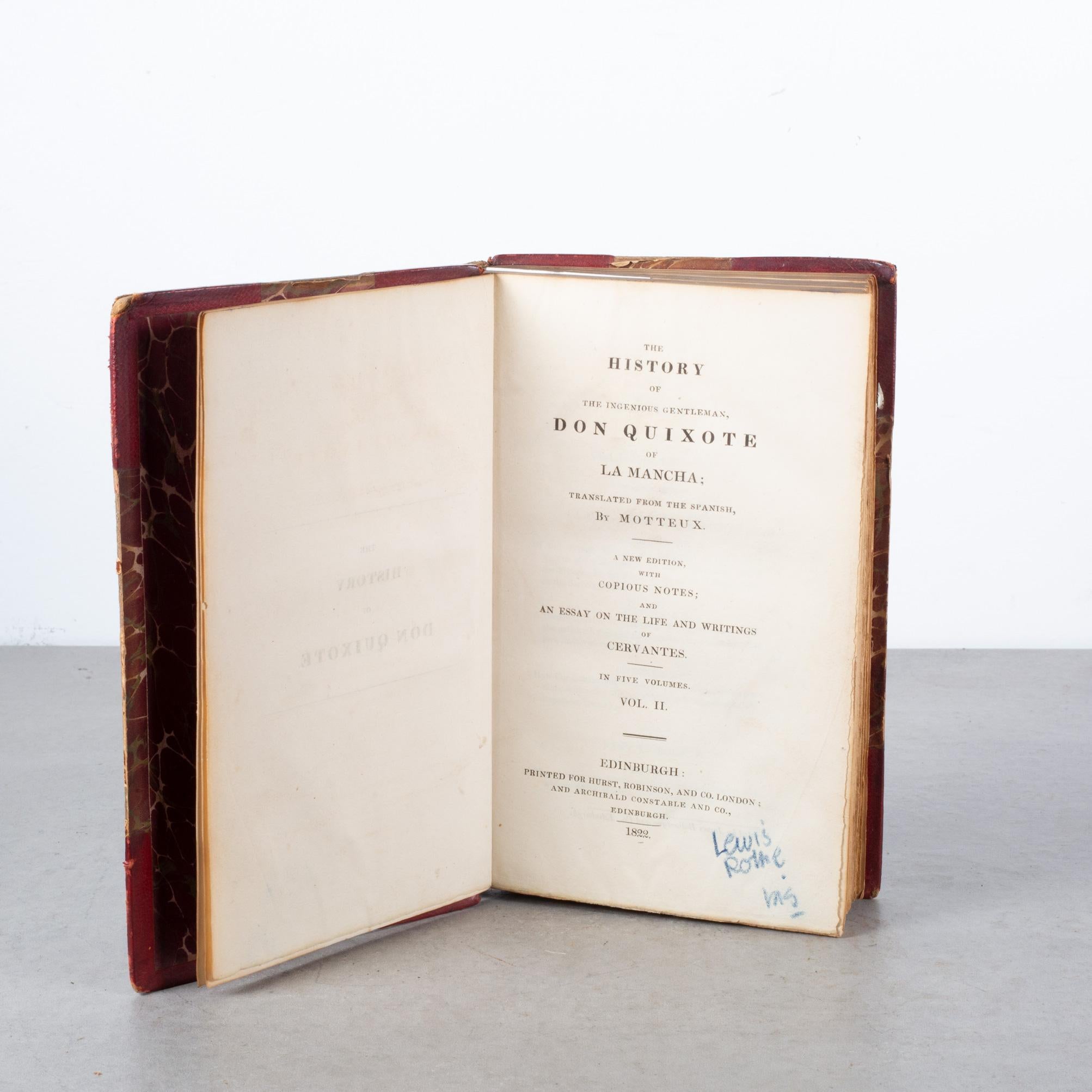 The Collective of 19th c. Livres reliés en cuir vers 1822-1908 en vente 1