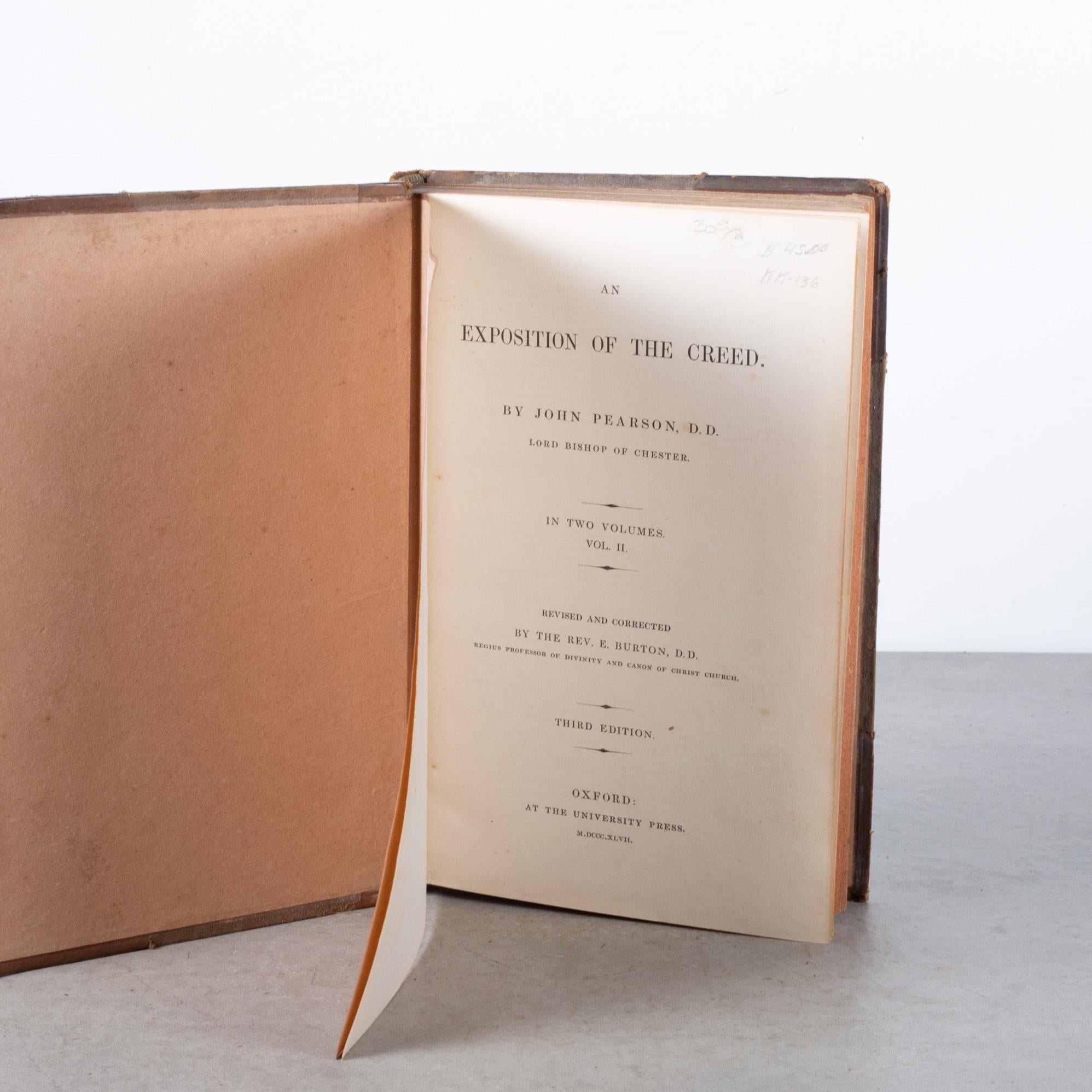 The Collective of 19th c. Livres reliés en cuir vers 1822-1908 en vente 2
