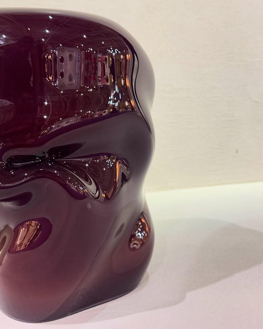 Co Mirror Contemporary Sculptural Stool by Homa In New Condition For Sale In Geneve, CH