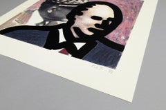 C.O. Paeffgen, Charles de Gaulle - Signed Print, 1992, Pop Art, Portrait