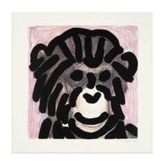 C.O. Paeffgen, Engel (Affe) - Signed Print, 1992, Pop Art, Portrait