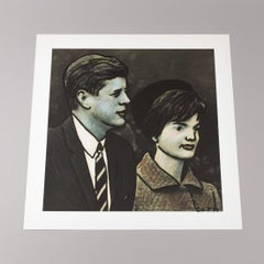 C.O. Paeffgen, John & Jackie Kennedy – Signed Print