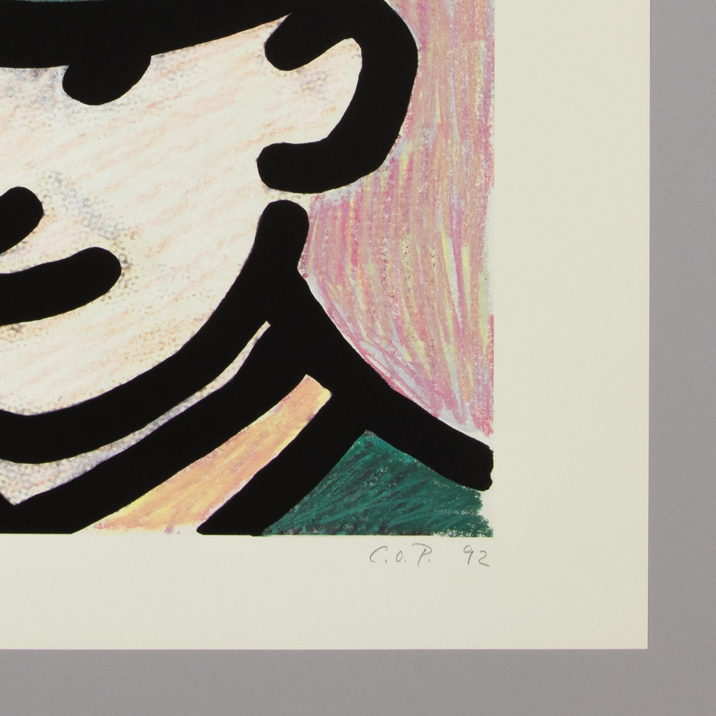 C.O. Paeffgen, Polizista - Stampa firmata, 1992, Pop Art, Ritratto in vendita 4