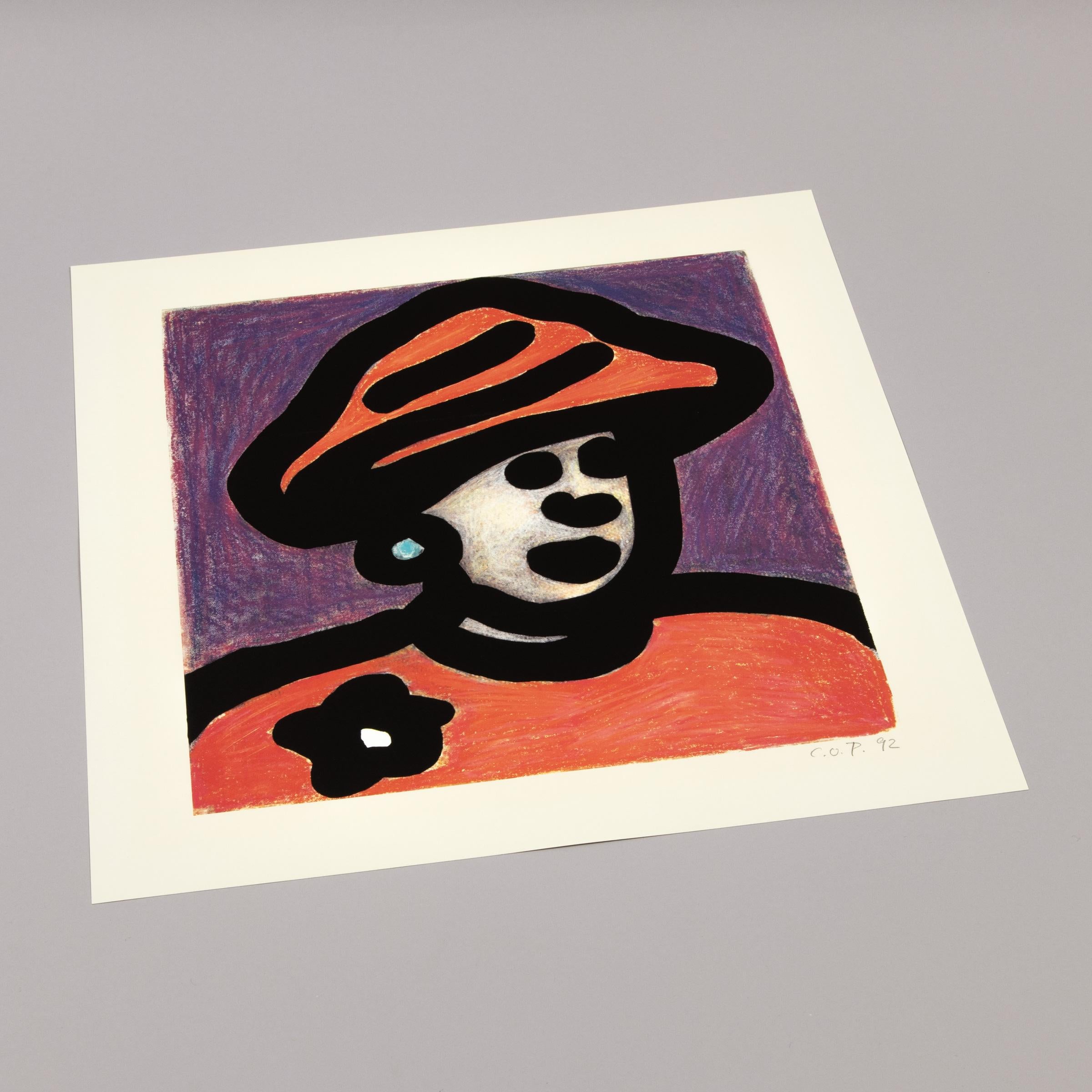 C.O. Paeffgen, Queen - Stampa firmata, 1992, Pop Art, Ritratto contemporaneo in vendita 2