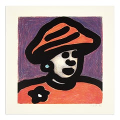 C.O. Paeffgen, Reina - Impresión firmada, 1992, Arte pop, Retrato contemporáneo