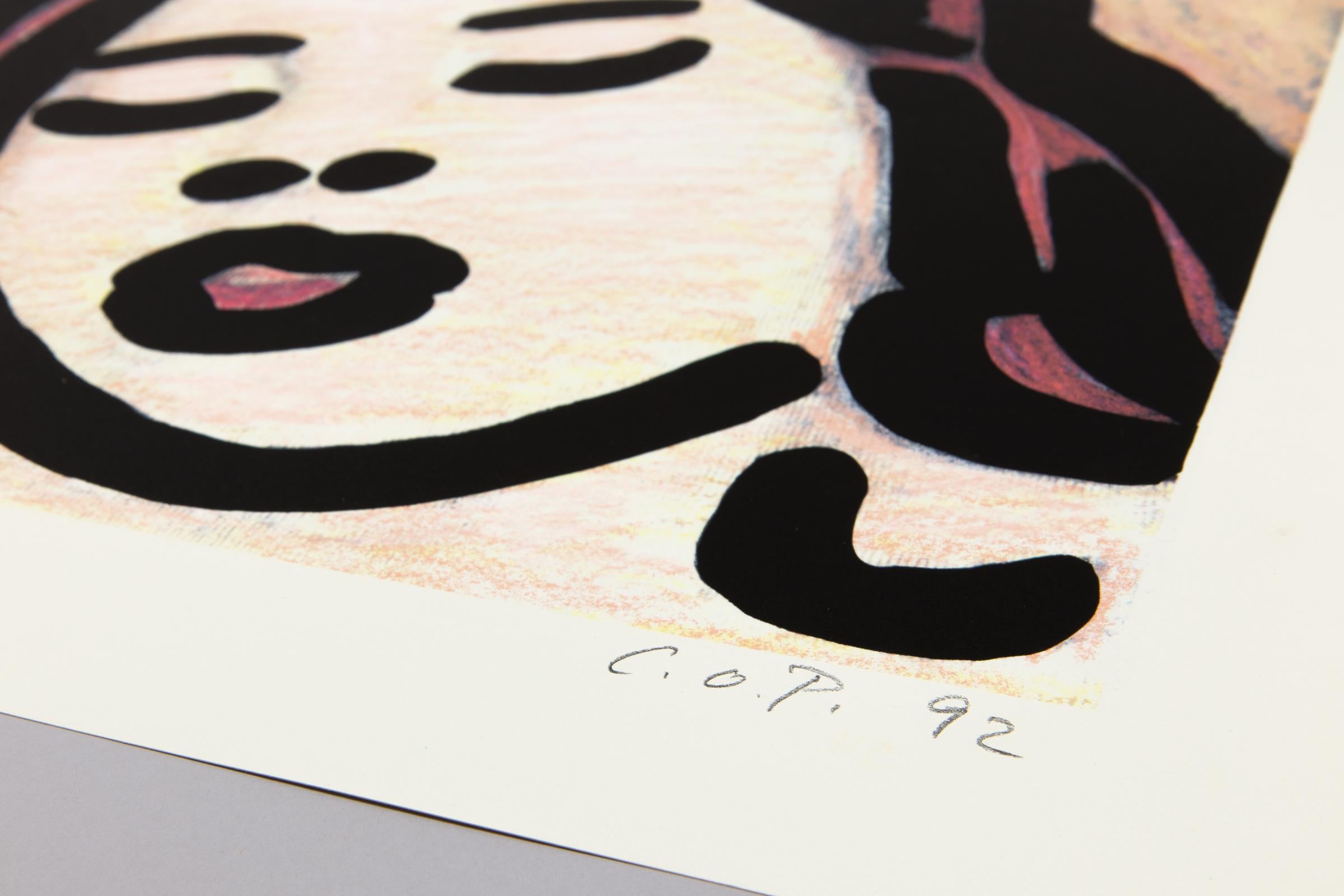 C.O. Paeffgen, Senza titolo - Stampa firmata, 1992, Pop Art, Ritratto 2