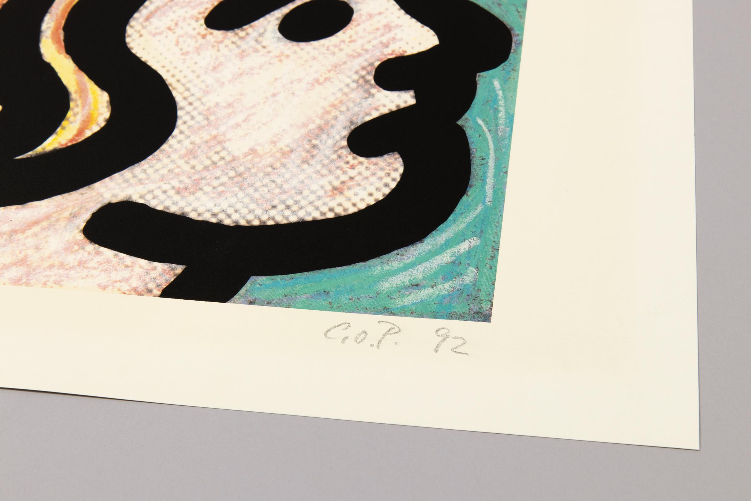 C.O. Paeffgen, Sans titre - Impression signée, 1992, Pop Art, Portrait en vente 2