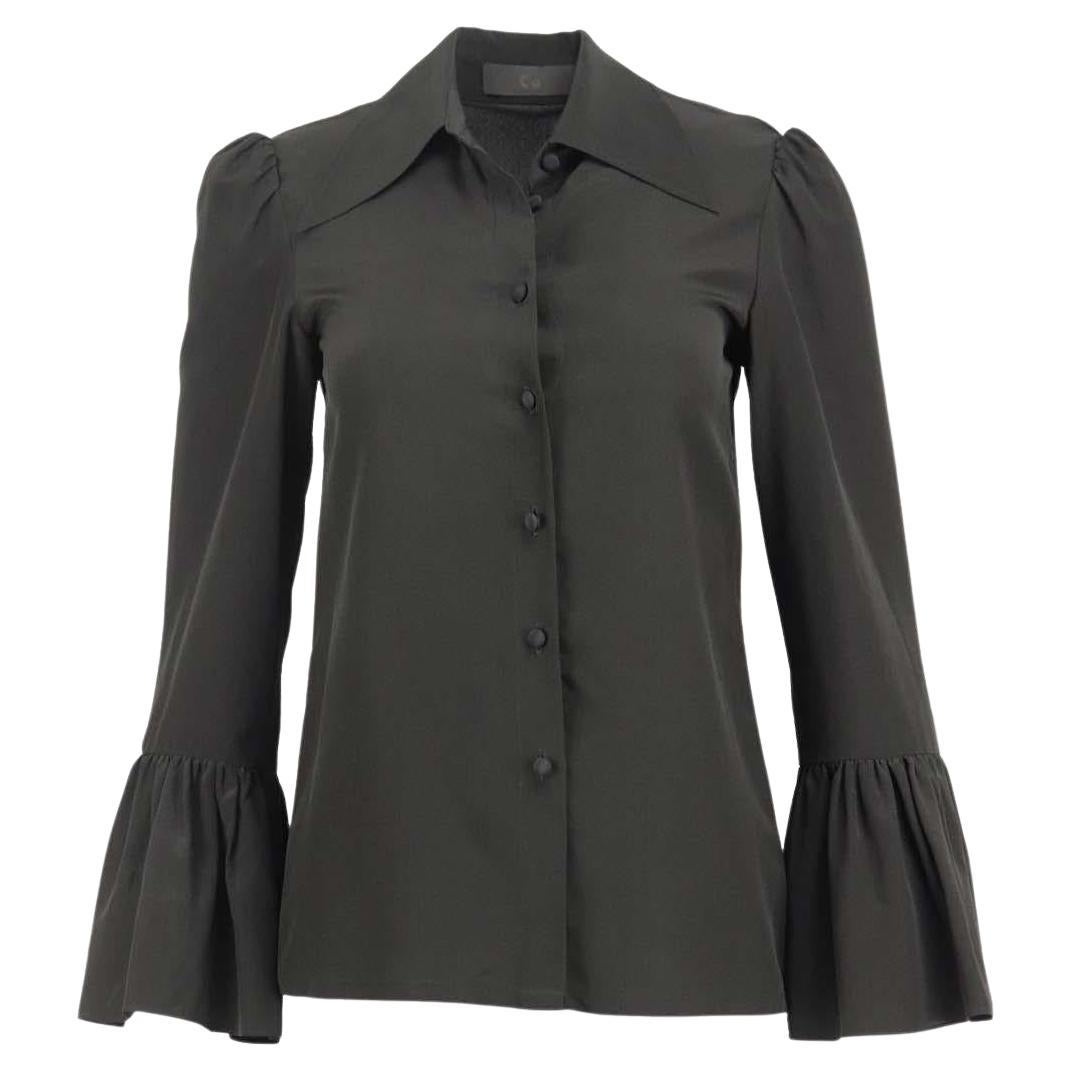 Azzedine Alaïa Pois Luxe Wool-Blend Top For Sale at 1stDibs