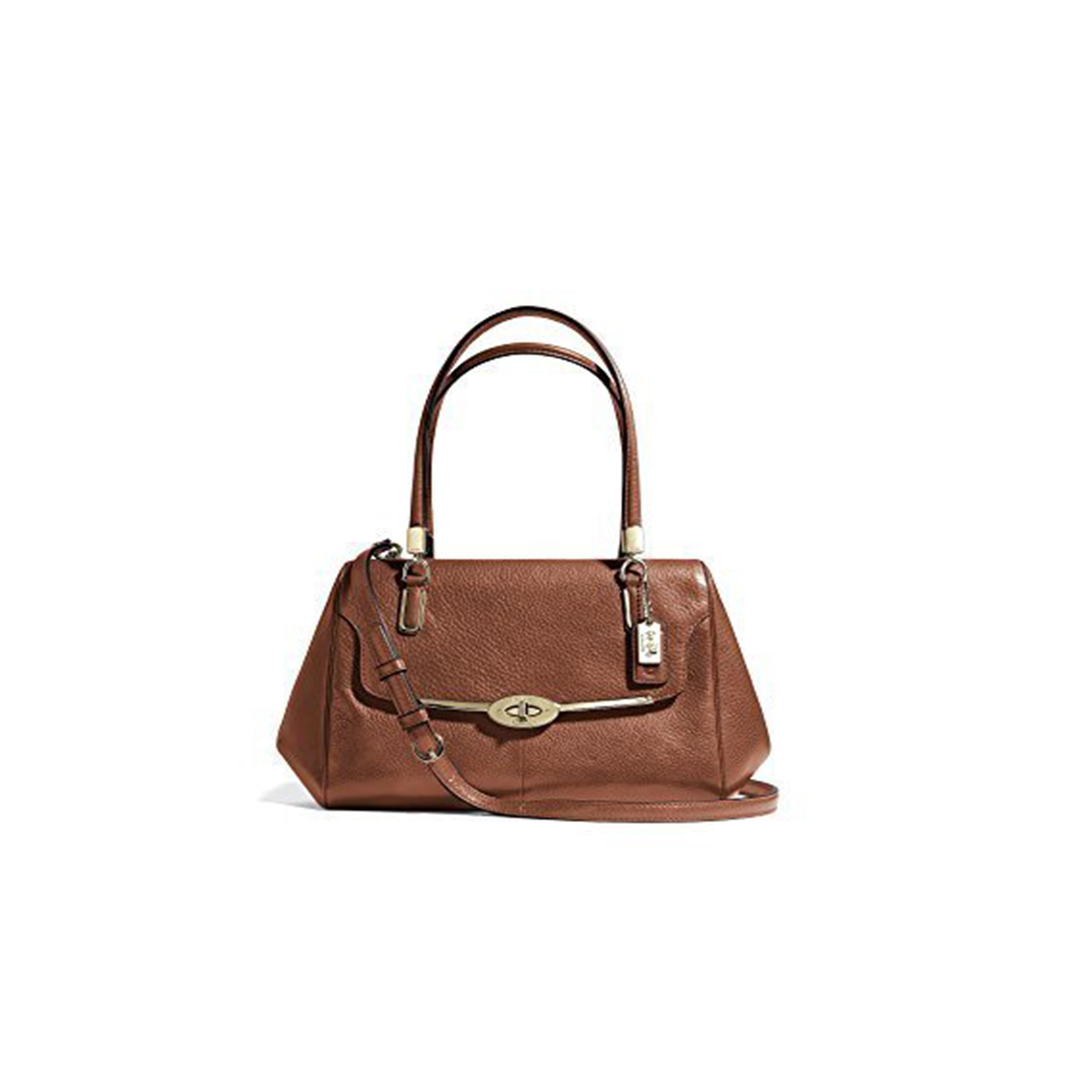 Dies ist neu ohne Tags Coach braune Tasche. 
Länge	13.5 Zoll
Höhe	8 Zoll
Tiefe	4 Zoll
